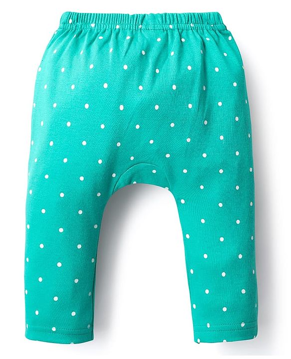 Babyhug Cotton Interlock Knit Full Length Diaper Leggings with Christmas Theme Print Pack of 3 - Red Light Blue & Navy Blue