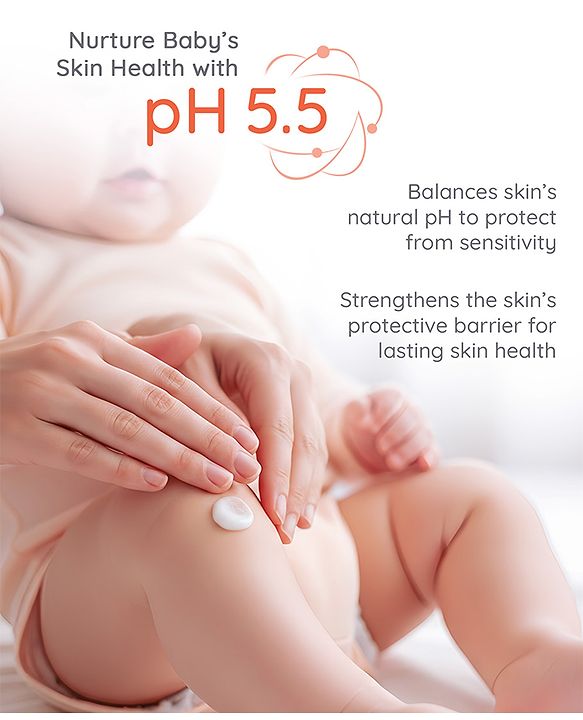 Babyhug Pro Sensitive pH 5.5 Peach Milk Lotion - 100 ml | 24 Hr Moisturisation | Skin Deep Hydration | Light Weight | Paediatrician & Dermatologist Tested | Safe Hypoallergenic Formula | 0+ m