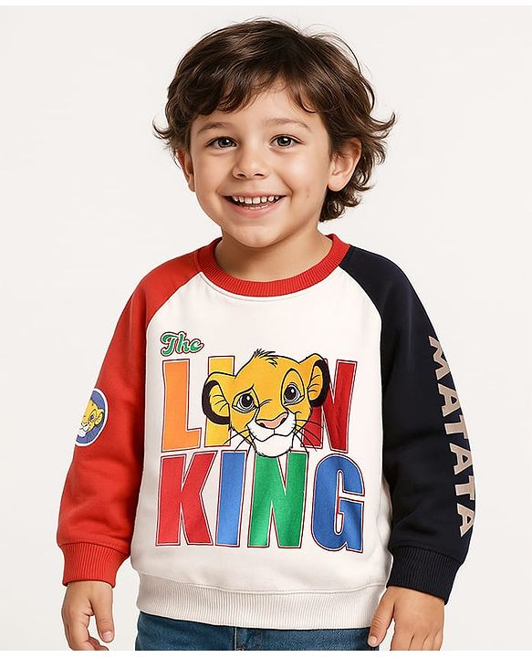 Babyhug 100% Cotton Knit Full Sleeves Sweatshirt With Floral & Deer Graphics Pack Of 2 - Yellow & White
