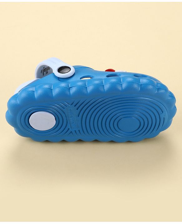 Cute Walk by Babyhug Back Strap Closure Clogs With Astronaut Applique - Blue