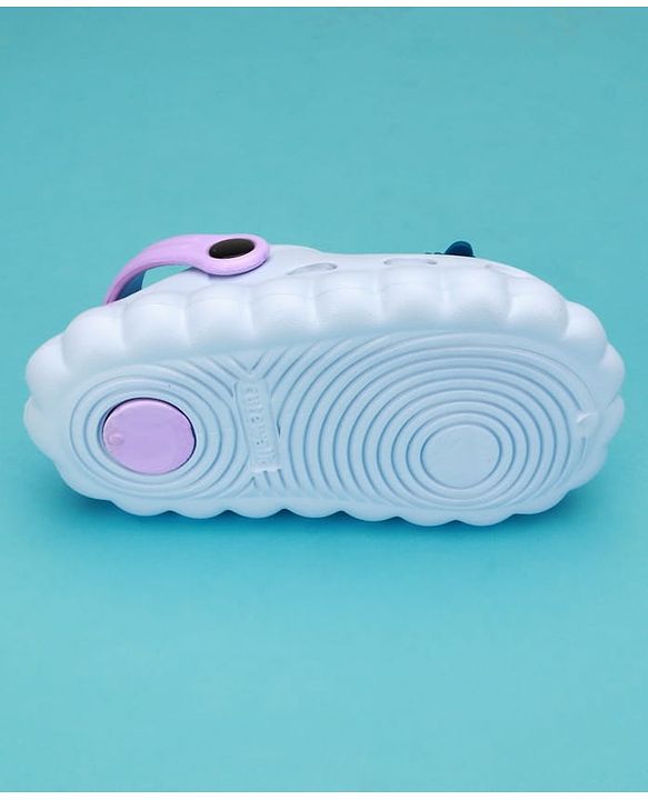 Cute Walk by Babyhug Clogs With Dino Applique & Back Strap - Purple
