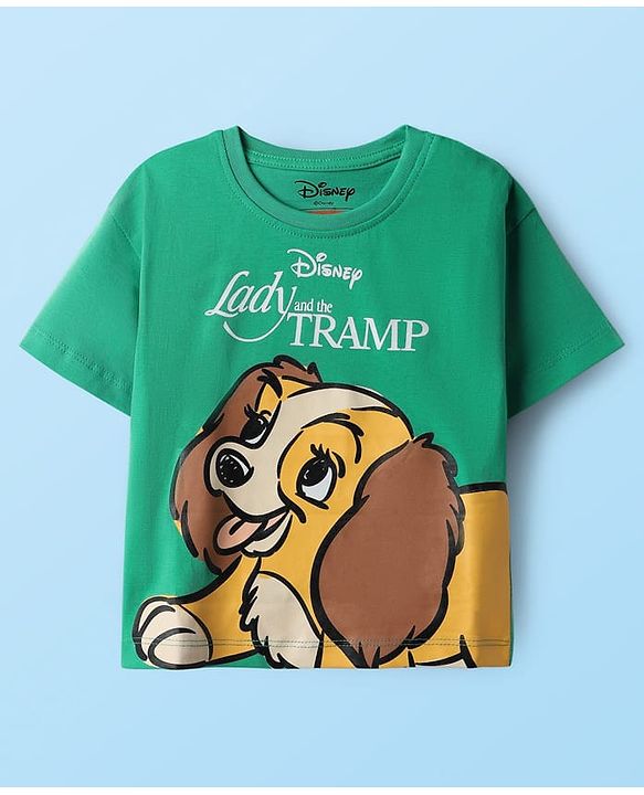 Babyhug Disney Single Jersey Knit Half Sleeve T-Shirts with Disney Characters Graphics  Pack of 5 - Pink, White & Green
