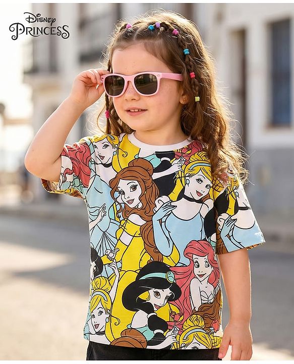 Babyhug 100% Cotton Knit Half Sleeves T-Shirt Text Graphics - Orange main image 0