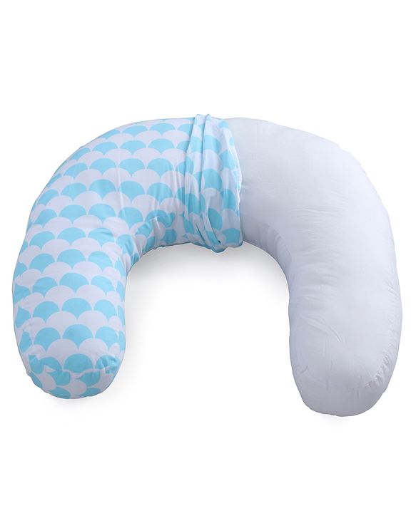 Babyhug 100% Cotton Feeding Pillow  Party Theme  - Pink | Fits upto waist size 36 inches