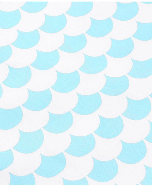 Babyhug Premium Cotton Flat Crib Sheets Set of 2  Aeroplane Theme  White| Gentle on Babies Skin| Cozy Sleeping Environment| Travel-Friendly| Machine Washable| Boys & Girls| Easy Maintenance
