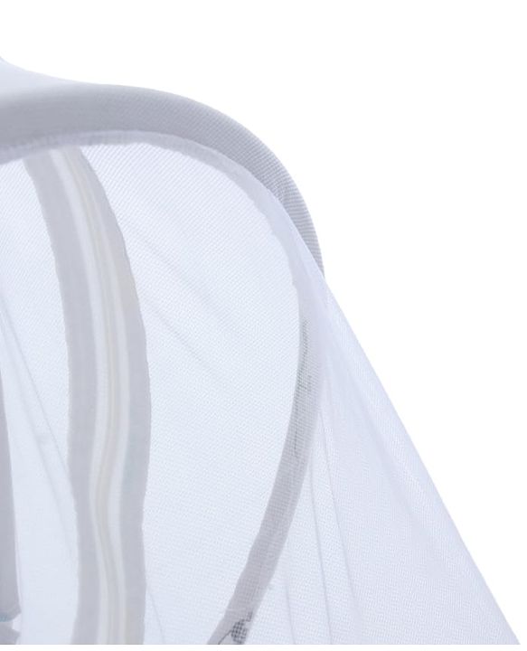 Babyhug Cotton Mosquito Net With Mattress Panda Print - Grey| Soft and Comfortable| Easy Access| Foldable & Travel Friendly| New Born Gifting Option| Use on Floor Cribs Cots or Cradle