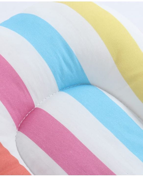 Babyhug Cotton Mosquito Net With Mattress Panda Print - Grey| Soft and Comfortable| Easy Access| Foldable & Travel Friendly| New Born Gifting Option| Use on Floor Cribs Cots or Cradle