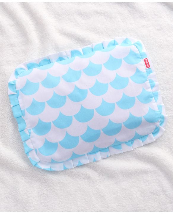 Babyhug Head Shaping Mustard Seed Pillow Aeroplane Print - White| 1 Kg Natural Rai| Cotton Removable Cover| Natural Warming Property|Prevents Cold & Flat Head Syndrome| NewBorn Neck & Shoulder Support