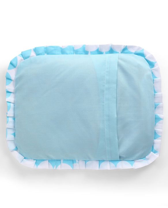Babyhug Head Shaping Mustard Seed Pillow Aeroplane Print - White| 1 Kg Natural Rai| Cotton Removable Cover| Natural Warming Property|Prevents Cold & Flat Head Syndrome| NewBorn Neck & Shoulder Support