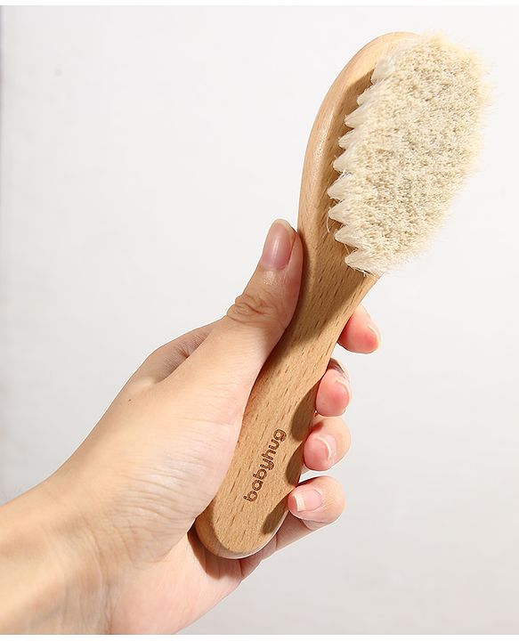 Babyhug Brush & Comb Set  Natural - Brown