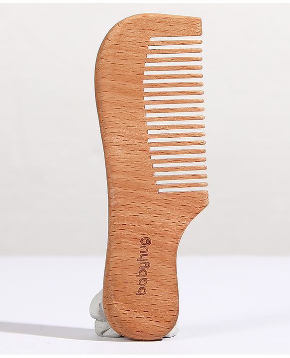 Babyhug Brush & Comb Set  Natural - Brown