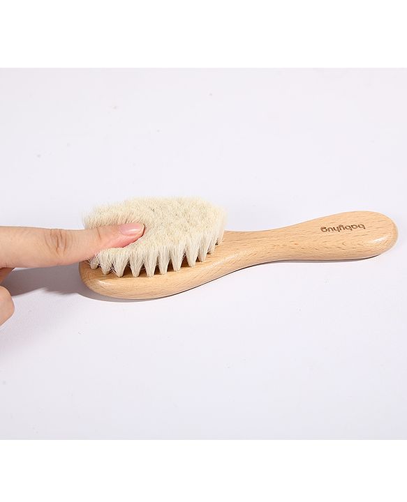 Babyhug Brush & Comb Set  Natural - Brown