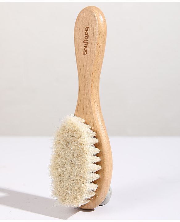 Babyhug Brush & Comb Set  Natural - Brown
