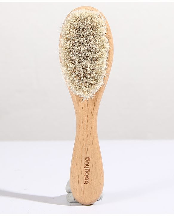 Babyhug Brush & Comb Set  Natural - Brown