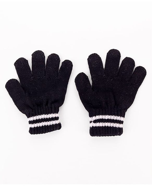 Pine Kids Knit Gloves With Stripes Pack of 3 - Color may Vary