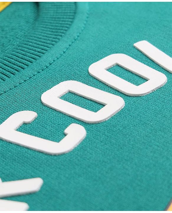 Babyhug Cotton Knit Full Sleeves Sweatshirt Animal Graphics - Mint