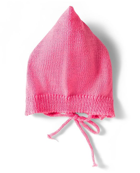 Babyhug Knitted Full Sleeves Front Open Solid Sweater Set With Cap & Mittens - Pink