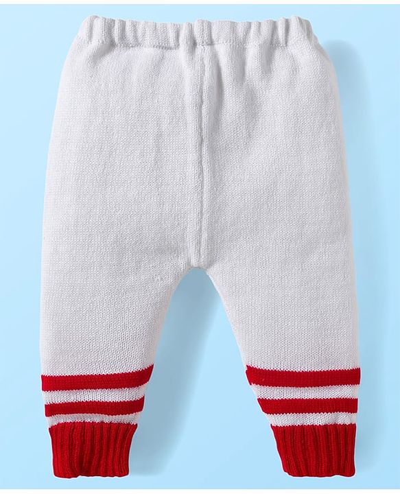 Babyhug Knit Full Sleeves Solid Color Front Open Sweater Set with Cap & Booties - Off White