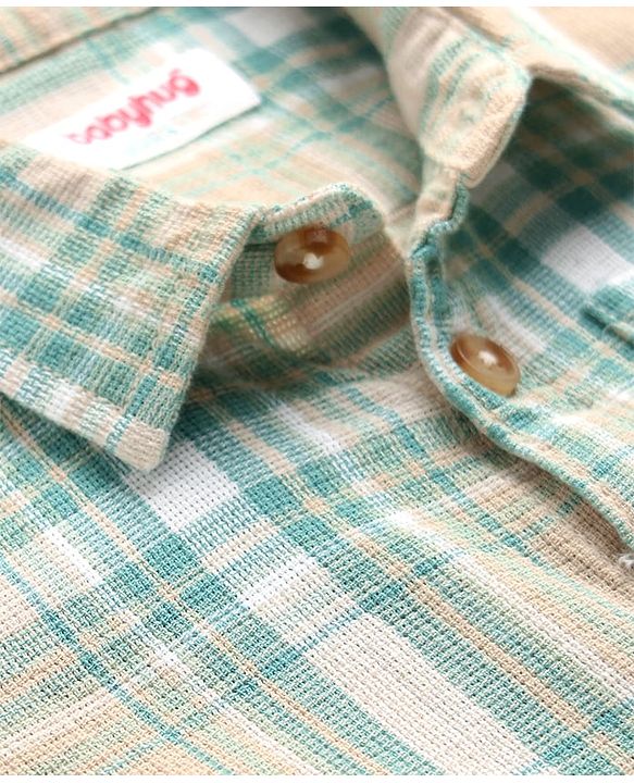 Babyhug Cotton Woven Full Sleeves Checkered Shirt - Multicolour