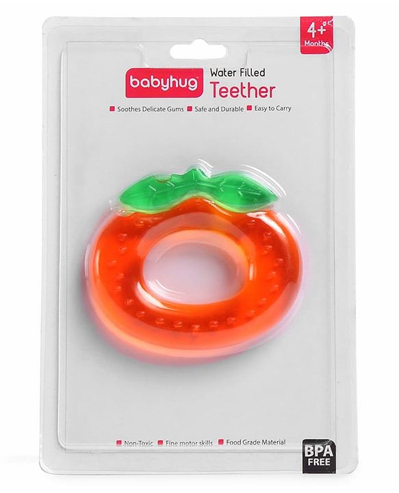 Babyhug Balloon Shaped Water Filled Teether - Multicolour| BPA Free Teething Toy| Soothing Gums| 100% Food Grade | Easy to Clean| Easy to Grasp| PVC Free