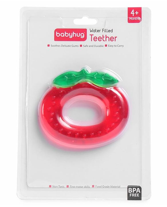 Babyhug Balloon Shaped Water Filled Teether - Multicolour| BPA Free Teething Toy| Soothing Gums| 100% Food Grade | Easy to Clean| Easy to Grasp| PVC Free