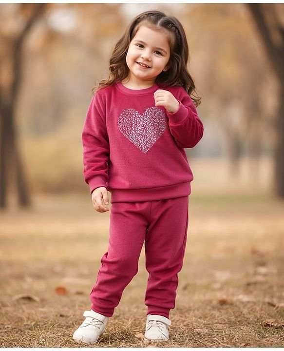 Babyhug Woven Full Sleeves Winter Wear Suits With Floral Print - Blue & Pink main image 0