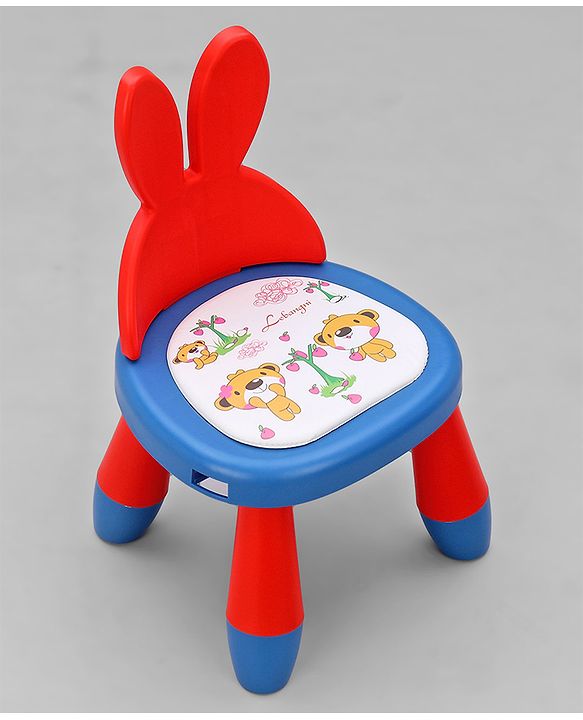 Babyhug Kids Feeding Chair with Removable Food Tray| Easy Assembly| Home & Classroom Use| Ideal for Indoor & Outdoor|  Soft Seat| Home & Classroom Use| Comfortable Backrest| Dining Chair - Red & Blue