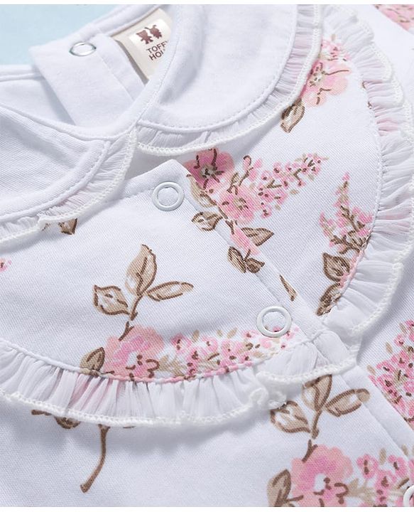 Buy ToffyHouse Cotton Knit Full Sleeves Mesh Detailed Top With
