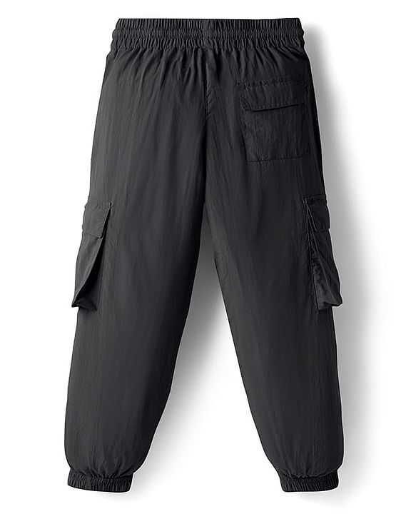 Pine Active Woven Full Length Ultra Light Crush Solid Cargo Pant - Navy Blue
