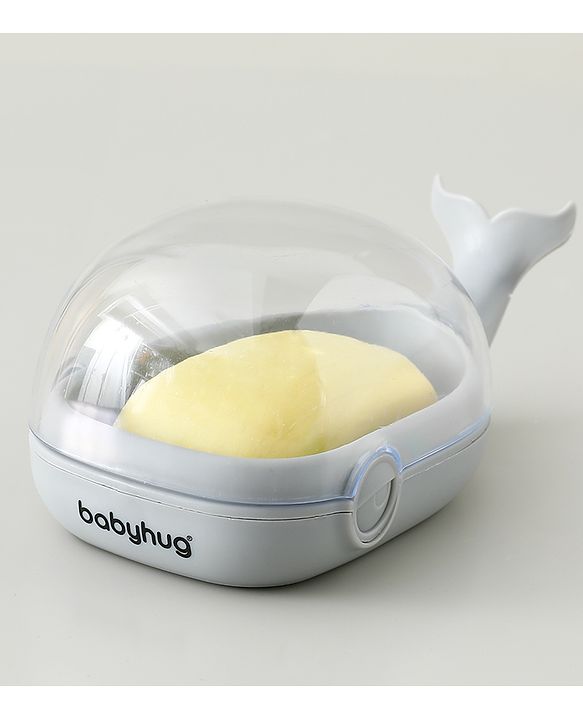 Babyhug Fish Shaped Soap Case - Grey