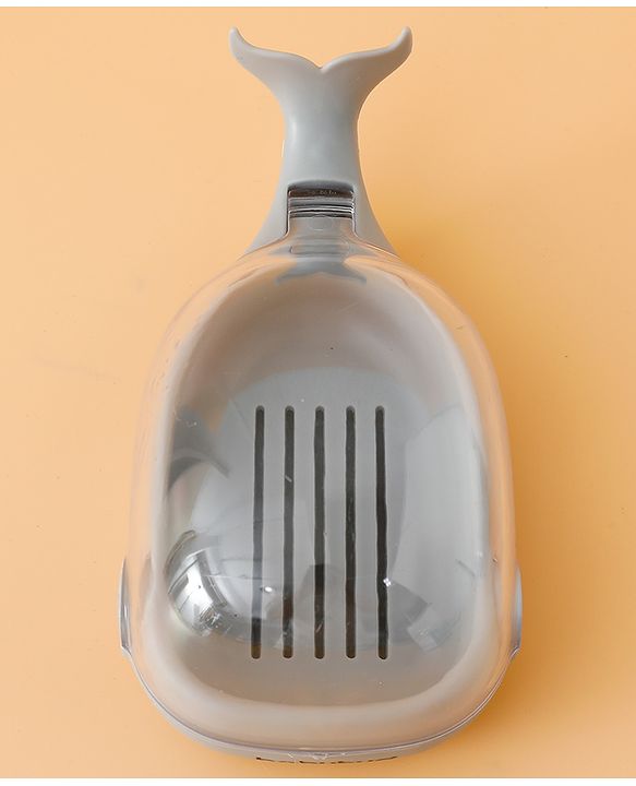 Babyhug Fish Shaped Soap Case - Grey