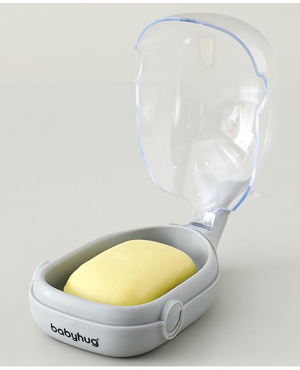 Babyhug Fish Shaped Soap Case - Grey