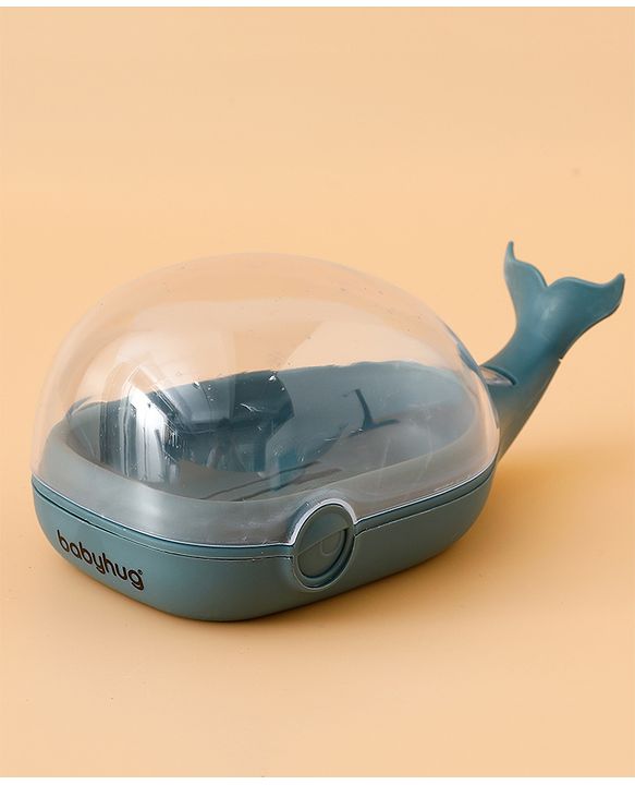 Babyhug Fish Shaped Soap Case -Teal Blue