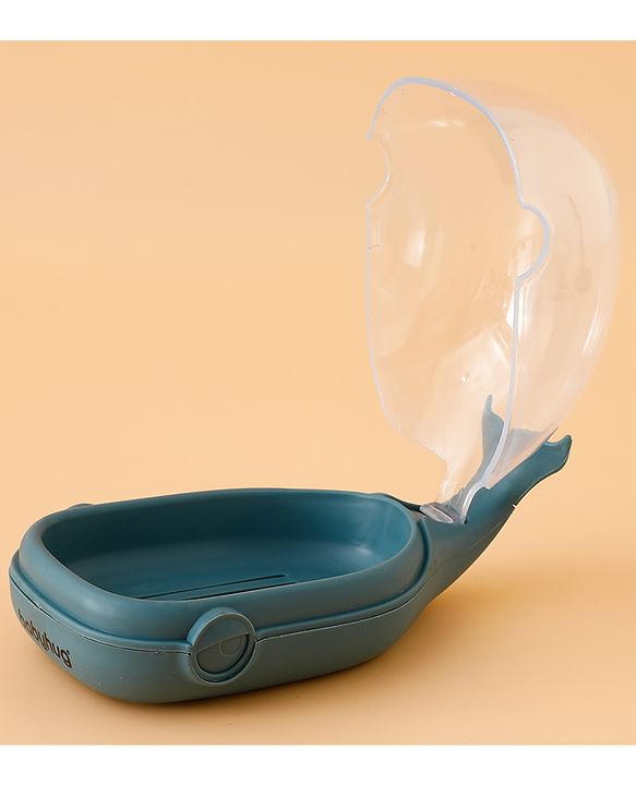 Babyhug Fish Shaped Soap Case -Teal Blue