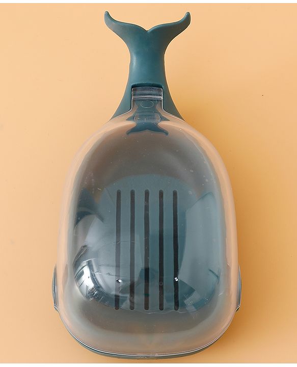 Babyhug Fish Shaped Soap Case -Teal Blue