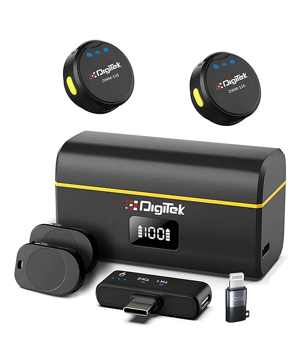 Digitek 2-in-1 Wireless Microphone DWM-115