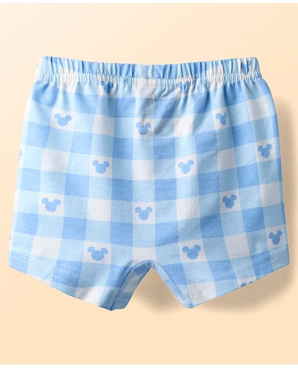 Babyhug Disney 100% Cotton Trunks With Mickey & Friends Graphic Pack Of 3 - Multi Colour