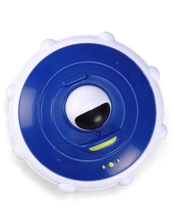 Babyhug Press & Go Spaceship Toy for Kids - Blue| Battery-Free Push & Go Toy| Space-Themed Toy for Motor Skill Development & Fun Play| Imaginative Play| Gifting Option
