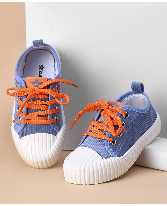 Cute Walk by Babyhug Lace Closure Solid Casual Shoes - Blue