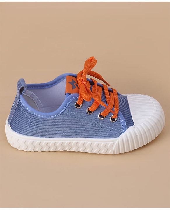 Cute Walk by Babyhug Lace Closure Solid Casual Shoes - Blue