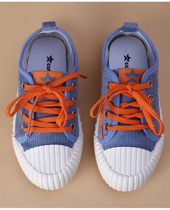 Cute Walk by Babyhug Lace Closure Solid Casual Shoes - Blue