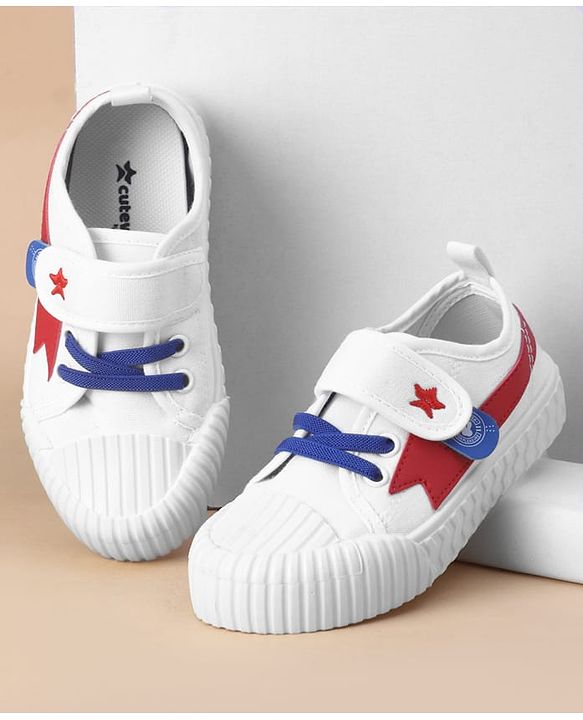 Cute Walk by Babyhug Velcro Closure Casual Shoes - White