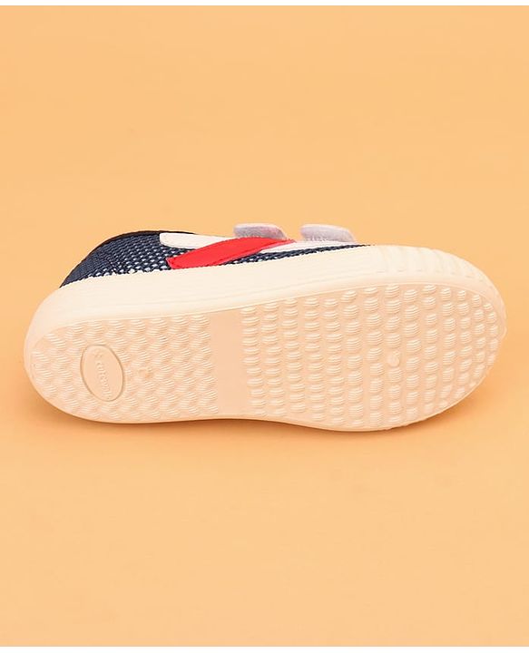 Cute Walk by Babyhug Velcro Closure Colour Block Casual Shoes - Navy Blue