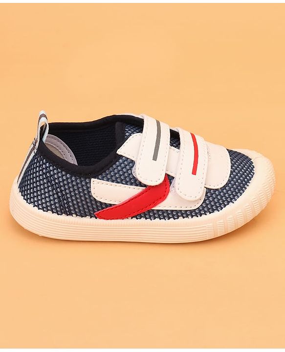 Cute Walk by Babyhug Velcro Closure Colour Block Casual Shoes - Navy Blue
