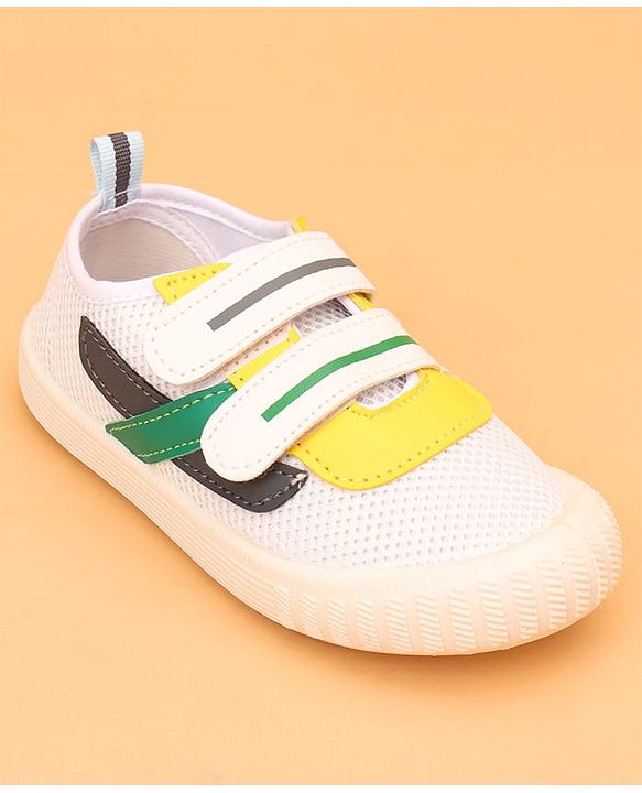 Cute Walk by Babyhug Velcro Closure Colour Block Casual Shoes - Navy Blue