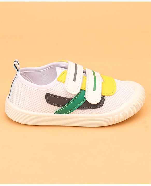 Cute Walk by Babyhug Velcro Closure Colour Block Casual Shoes - Navy Blue