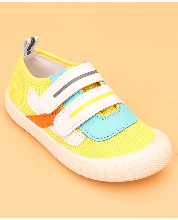 Cute Walk by Babyhug Velcro Closure Colour Block Casual Shoes - Navy Blue