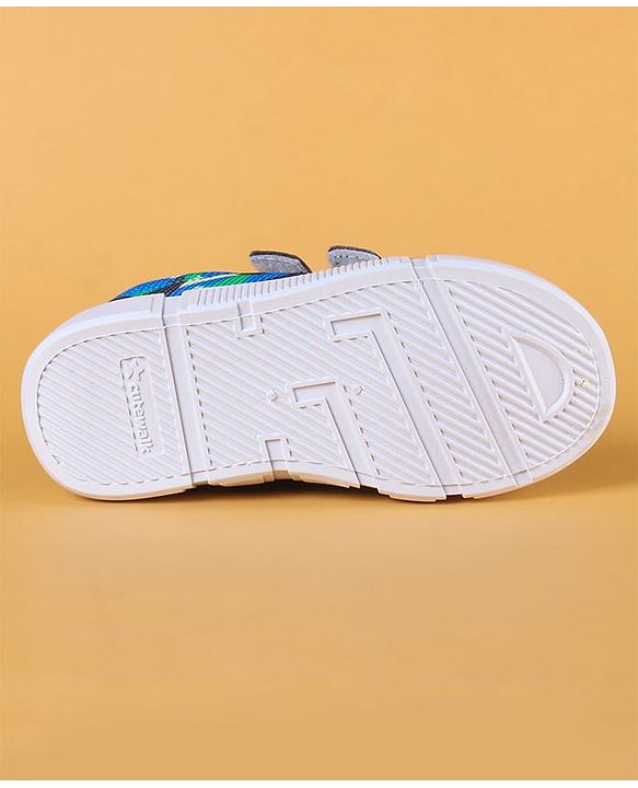 Cute Walk by Babyhug Casual Shoes With Velcro Closure & Camouflage Design - Navy Blue