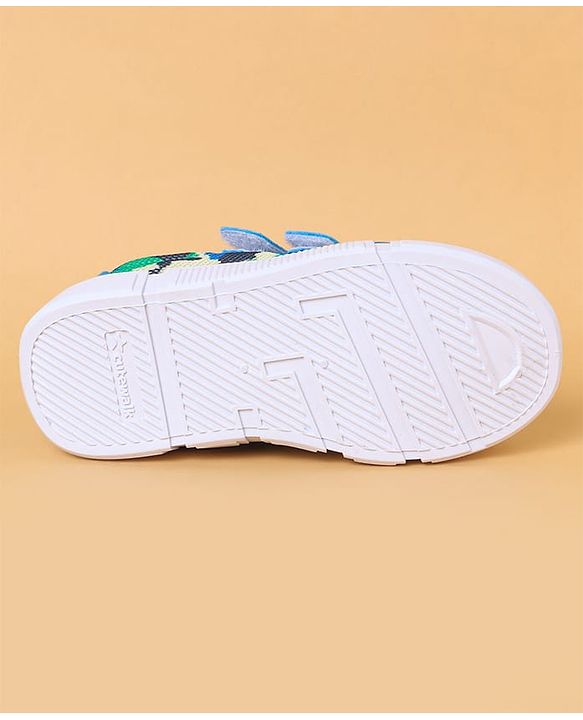 Cute Walk by Babyhug Casual Shoes With Velcro Closure & Camouflage Design - Navy Blue