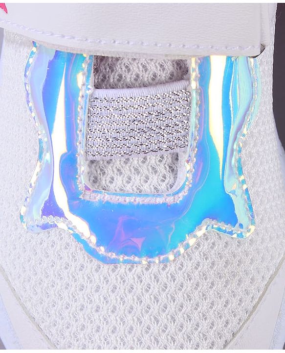 Cute Walk by Babyhug Velcro Closure Sneakers - White